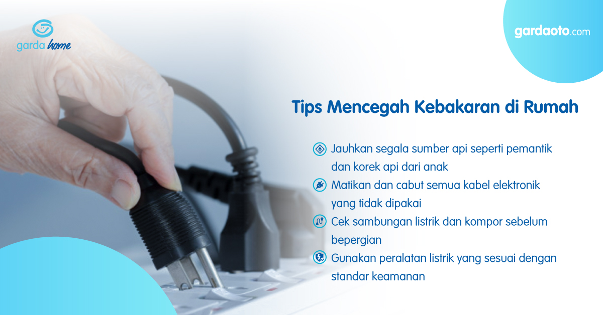4 Tips Mencegah Kebakaran di Rumah