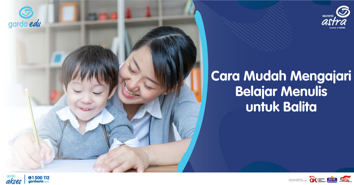 Cara Mudah Mengajari Belajar Menulis untuk Balita